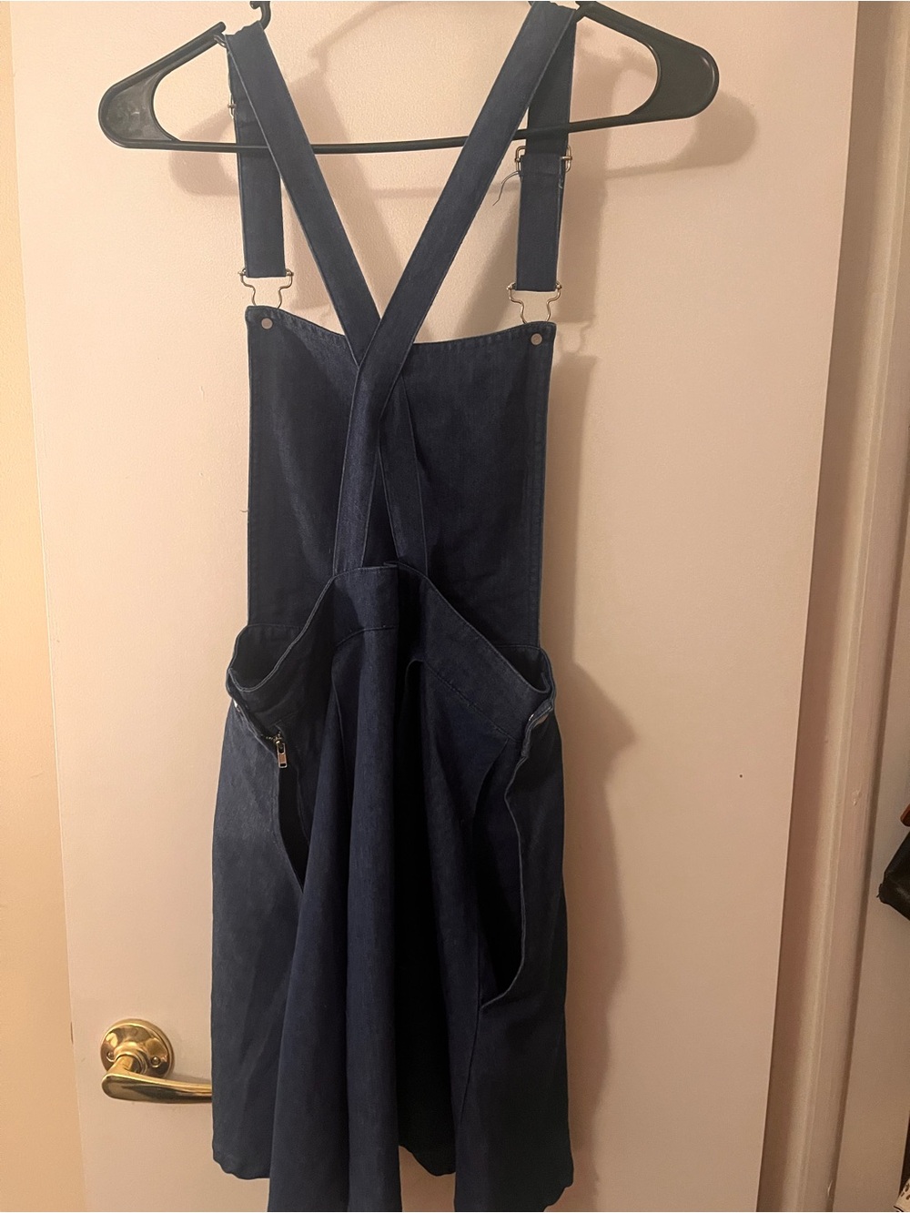 Double Zero Indigo Denim Pinafore - Picture 2 of 3